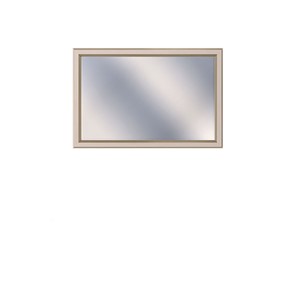 Зеркало настенное Сиена, Бодега белый / патина золото, 92х52 в Тамбове