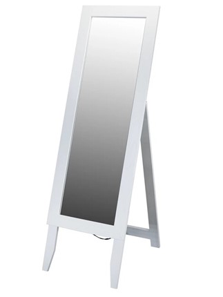 Зеркало напольное в спальню BeautyStyle 2 (Белый) в Тамбове - изображение