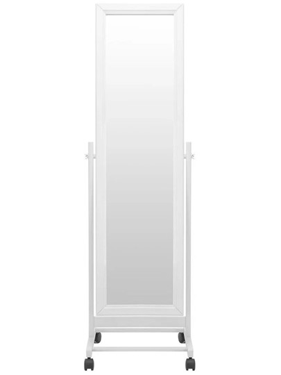 Зеркало напольное в гардероб BeautyStyle 27 (135х42,5см) Белое в Тамбове - изображение 1