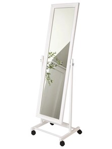 Зеркало напольное в гардероб BeautyStyle 27 (135х42,5см) Белое в Тамбове - предосмотр 6