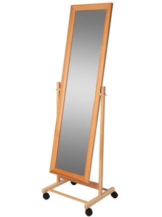 Напольное зеркало в спальню BeautyStyle 27 (135х42,5см) Светло-коричневый в Тамбове - изображение
