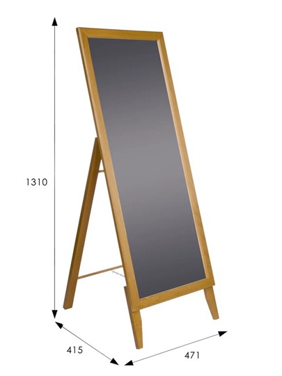 Зеркало напольное в спальню BeautyStyle 29 (131х47,1х41,5см) Светло-коричневый в Тамбове - изображение 6