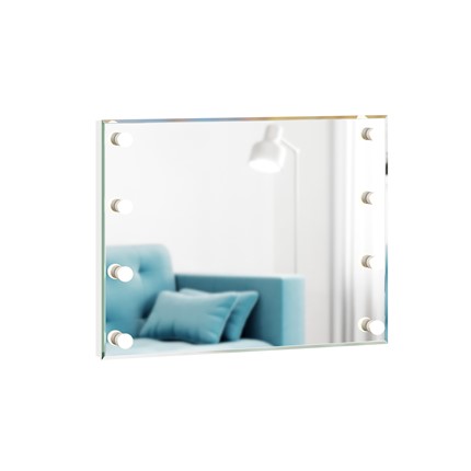 Зеркало навесное с подсветкой Норд, 677.050, белый в Тамбове - изображение