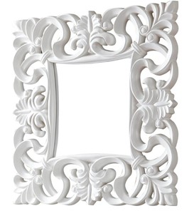 Настенное зеркало PU021 белое в Тамбове