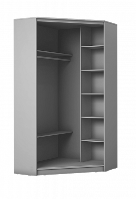 Детский угловой шкаф Хит-У-23-4-77-18, Абстракция №2, Белый в Тамбове - изображение 1