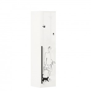 Шкаф 1-дверный Джоли Тип 1 ЛД 535.010, Серый шелк в Тамбове - предосмотр