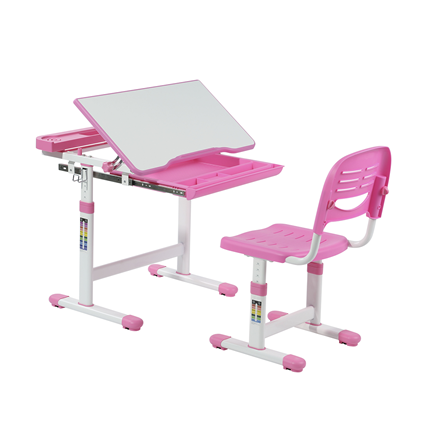 Стол растущий и стул Cantare Pink в Тамбове - изображение