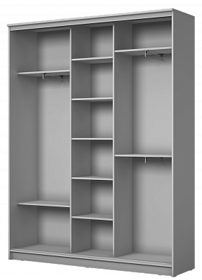 Шкаф 3-х дверный Хит-23-4-18-656-12, 2300х1770х420, пескоструй "Ромб" Дуб Млечный в Тамбове - изображение 1
