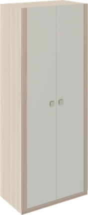 Шкаф Глэдис М22 (Шимо светлый/Белый текстурный) в Тамбове - изображение