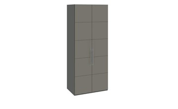 Шкаф распашной Наоми с 2-мя дверями, цвет Фон серый, Джут  СМ-208.07.03 в Тамбове