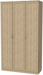 Шкаф распашной 106 3-х створчатый, цвет Дуб Сонома в Тамбове - предосмотр