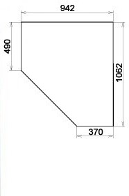 Шкаф 403 несимметричный, цвет Венге в Тамбове - изображение 2
