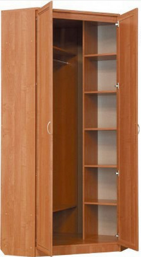 Шкаф 401 угловой со штангой, цвет Венге в Тамбове - изображение 1