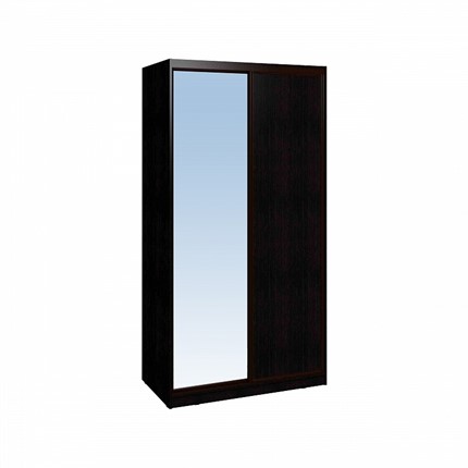 Шкаф 1200 Домашний Зеркало/ЛДСП, Венге в Тамбове - изображение