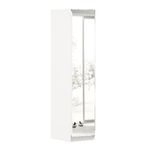 Распашной шкаф Айла с зеркалом ЛД 688.140.000, Белый, исполнение 1 в Тамбове - предосмотр