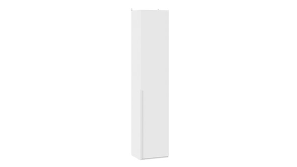 Шкаф для белья Порто (366) СМ-393.07.211 (Белый жемчуг/Белый софт) в Тамбове - изображение