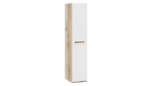 Распашной шкаф Фьюжн  ТД-260.07.01 (Дуб Делано, Белый глянец) в Тамбове - изображение
