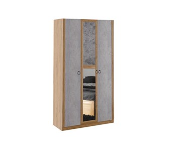 Распашной шкаф Глэдис М23 (Дуб золотой/Цемент светлый) в Тамбове - предосмотр