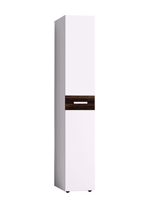 Шкаф Норвуд 55, Белый-Орех шоколадный в Тамбове - изображение