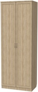 Шкаф 2-х створчатый 101 со штангой,цвет Дуб Сонома в Тамбове - предосмотр