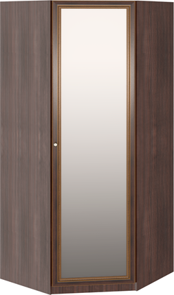 Распашной угловой шкаф Беатрис М01 (Орех Гепланкт) в Тамбове - изображение