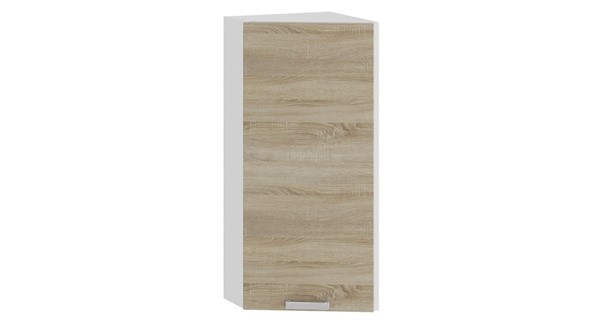 Кухонный торцевой шкаф Гранита 1В3Т (Белый/Дуб сонома) в Тамбове - изображение