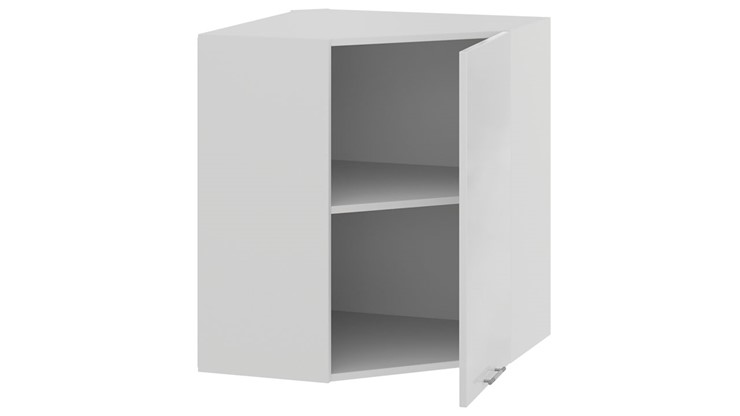 Кухонный шкаф угловой Весна 1В6У (Белый/Белый глянец) в Тамбове - изображение 1