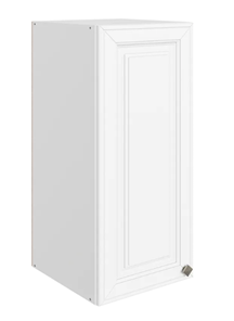 Шкаф настенный Мишель L300 H720 (1 дв. гл.) эмаль (белый/белый) в Тамбове
