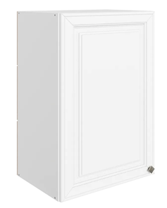 Навесной кухонный шкаф Мишель L450 H720 (1 дв. гл.) эмаль (белый/белый) в Тамбове
