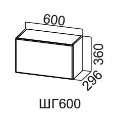 Шкаф на кухню Модус, ШГ600/360, галифакс в Тамбове - предосмотр