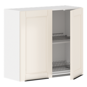 Кухонный шкаф навесной с посудосушителем SICILIA Бежевый MHSU 8072.1C (800х320х720) в Тамбове