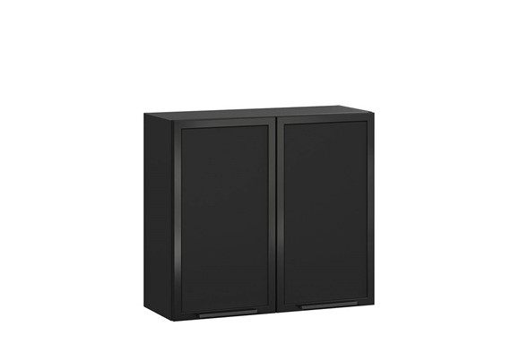 Кухонный навесной шкаф Герда 800 со вставкой 279.360.000.100 (Антроцит) в Тамбове - изображение