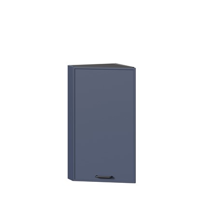 Шкаф кухонный окончание Индиго ЛД 298.690.000.160, Чёрный/Тёмно-синий в Тамбове - изображение