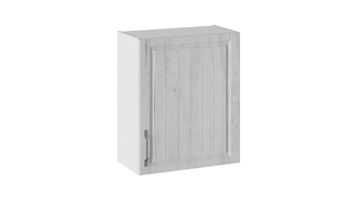 Навесной кухонный шкаф Прованс (Белый глянец/Санторини светлый) В_72-60_1ДР в Тамбове
