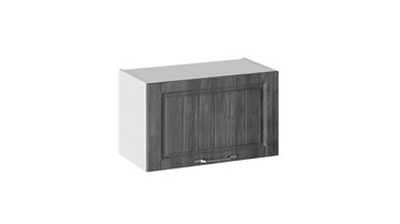 Кухонный навесной шкаф Прованс (Белый глянец/Санторини темный) В_36-60_1ДО в Тамбове