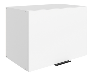 Шкаф настенный Стоун L500 Н360 (1 дв. гл.) (белый/джелато софттач) в Тамбове