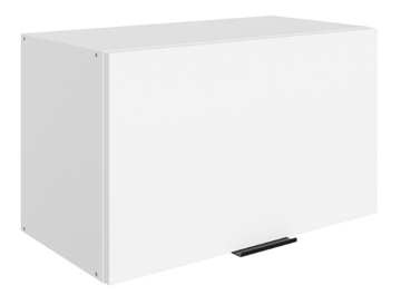 Шкаф настенный Стоун L600 Н360 (1 дв. гл.) (белый/джелато софттач) в Тамбове