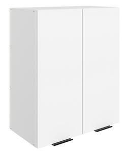 Настенный шкаф Стоун L600 Н720 (2 дв. гл.) (белый/джелато софттач) в Тамбове