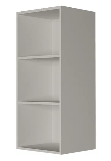 Настенный шкаф В9 45, Сатин/Белый в Тамбове - изображение 1