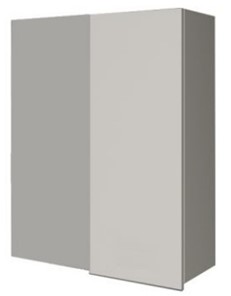 Навесной кухонный шкаф ВУП 960 Белое гладкое Ламарти/Антрацит в Тамбове - предосмотр