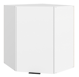 Угловой кухонный шкаф Стоун  L600x600 (1 дв. гл.) (белый/джелато софттач) в Тамбове