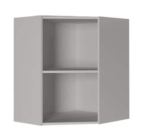 Угловой кухонный шкаф ВУ7, Сатин/Белый в Тамбове - изображение 1
