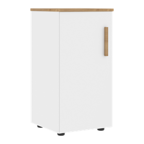 Низкий шкаф колонна с левой дверью FORTA Белый-Дуб Гамильтон FLC 40.1 (L) (399х404х801) в Тамбове