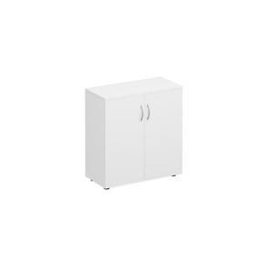 Шкаф для документов низкий закрытый Комфорт КФ, белый премиум (80x38x84 К.309 БП в Тамбове
