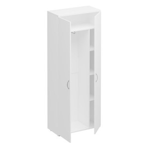Шкаф для одежды с дополнением Комфорт КФ, белый премиум (80x38x200) К.531 ДШ в Тамбове
