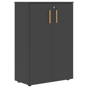Шкаф с глухими средними дверьми FORTA Черный Графит  FMC 80.1(Z) (798х404х1197) в Тамбове