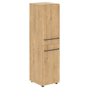 Шкаф узкий средний с глухими дверьми LOFTIS Дуб Бофорд LMC LMC 40.4 (400х430х1517) в Тамбове