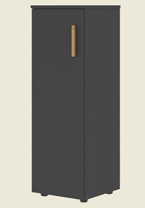 Средний шкаф колонна с левой дверью FORTA Черный Графит   FMC 40.1 (L) (399х404х801) в Тамбове