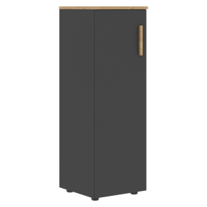Средний шкаф колонна с глухой дверью левой FORTA Графит-Дуб Гамильтон   FMC 40.1 (L) (399х404х801) в Тамбове