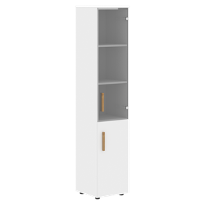 Высокий шкаф с  дверью колонна FORTA Белый FHC 40.2 (L/R) (399х404х1965) в Тамбове